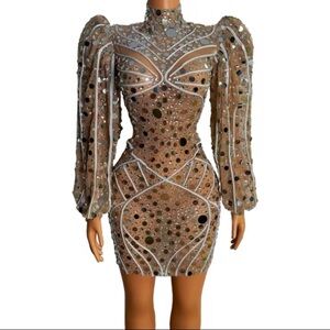 BLING OUT rhinestone Dress